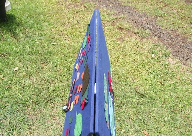 Make your own double sided feltboard for play and learning with these simple steps. Easy project for early childhood educators, teachers, homeschoolers and parents!