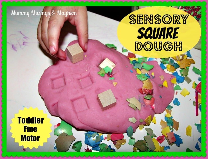 Toddler Sensory Fine Motor Playdough