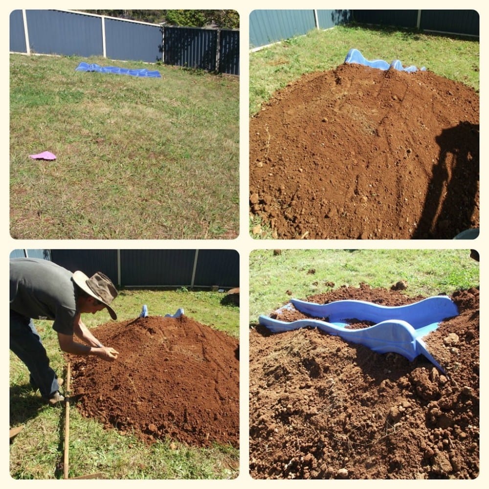 Natural Playspaces - Building a Mound Slide via Mummy Musings and Mayhem Hill Slide Fun from The Empowered Educator! Add a climbing challenge to your outdoor play area with this simple DIY mound or hill slide. No hardware required and easy to remove when no longer needed! Perfect project for parents, educators and early childhood teachers who value engaging outdoor play spaces! #outdoorplay #diy #outdoorspace #backyard #naturalplay #hillslidefun