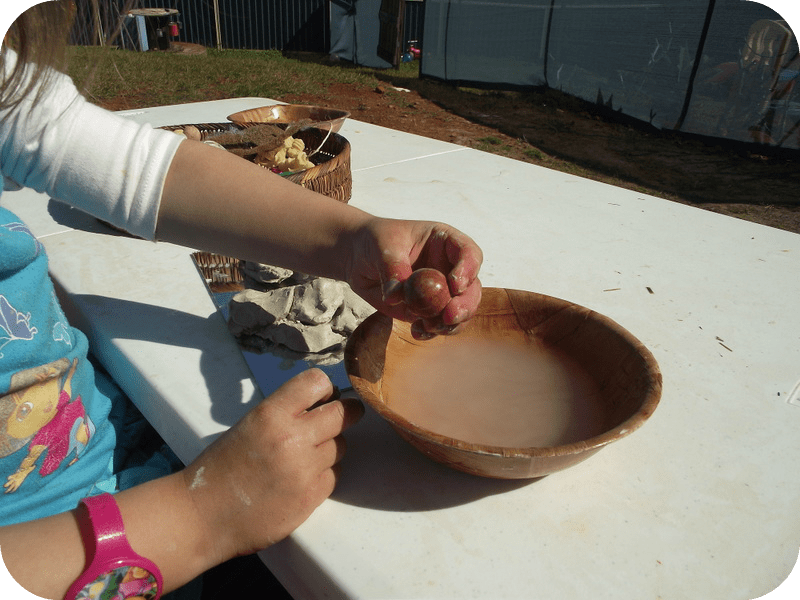 Clay Exploration with Natural Materials - Mummy Musings and Mayhem