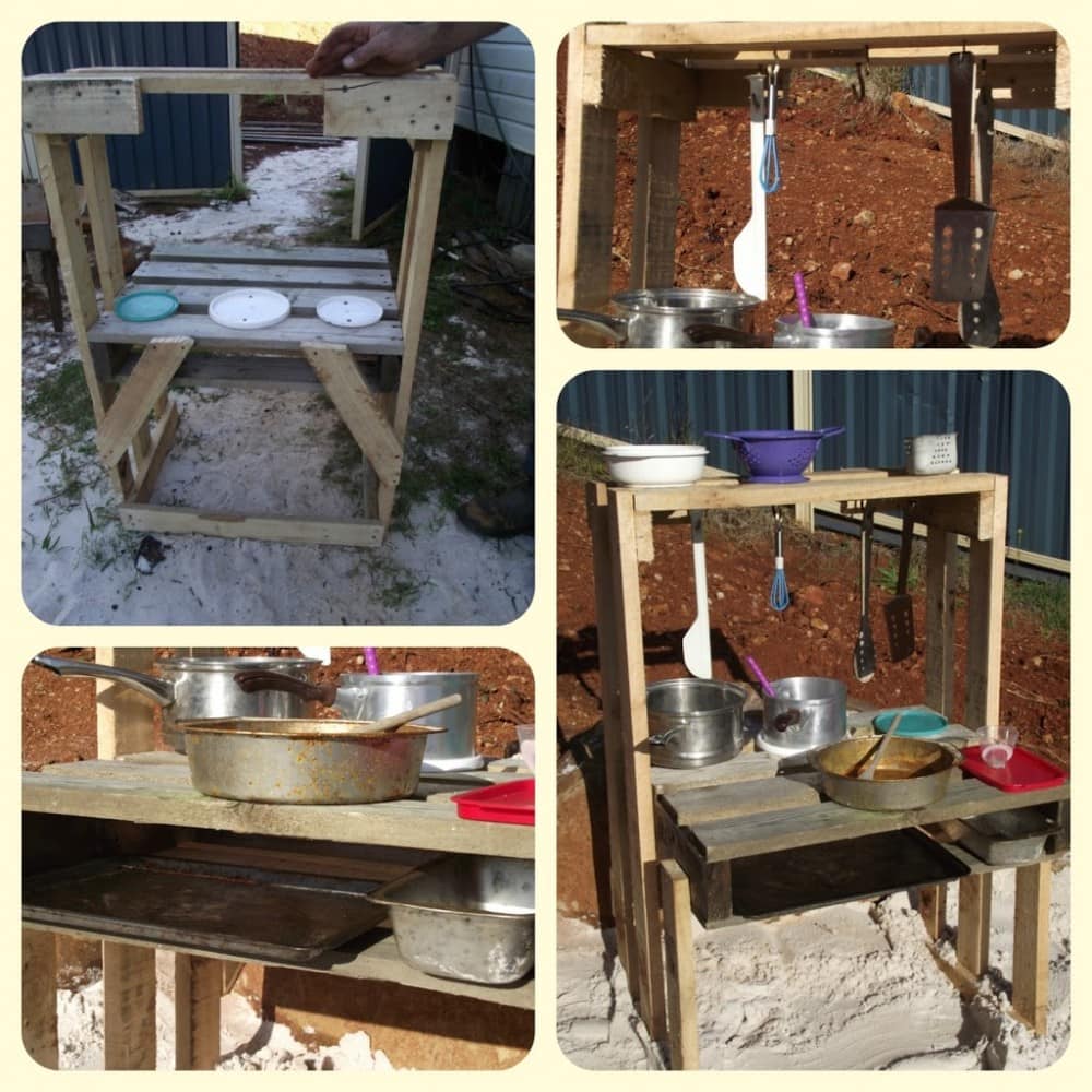 Easy Pallet Sand Kitchen Fun - Mummy Musings & Mayhem