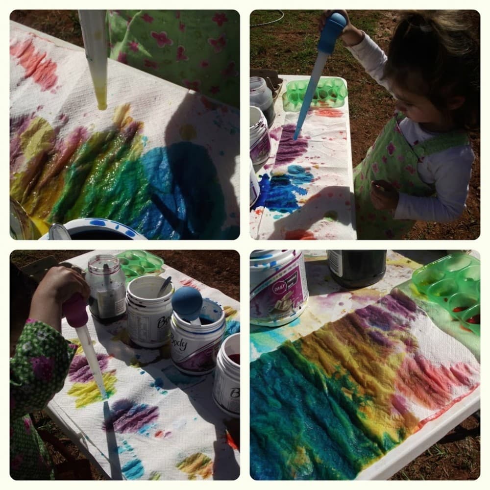 Fine Motor Colour Mixing Fun - Mummy Musings and Mayhem