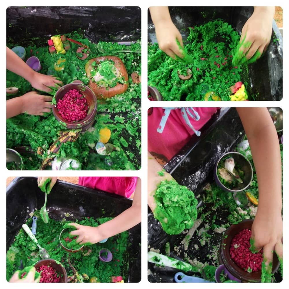 Making your own sensory moon sand from Mummy Musings and Mayhem Follow this easy recipe to save money and make your own moon sand for sensory play!