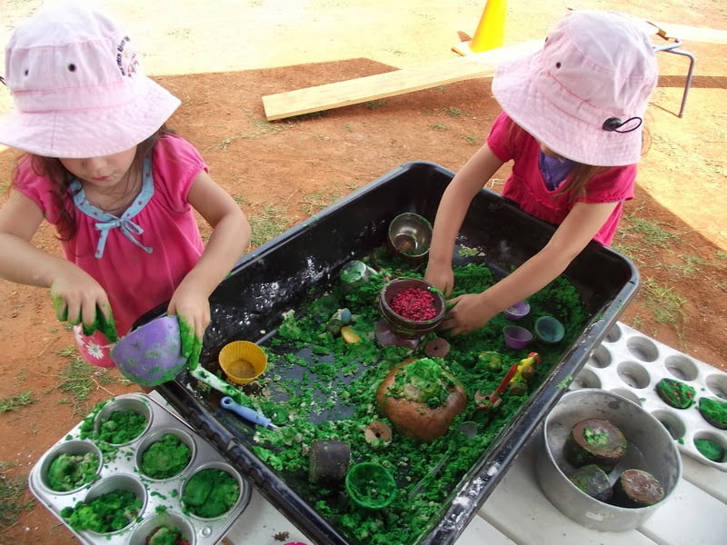 Follow this easy recipe to save money and make your own moon sand for sensory play!