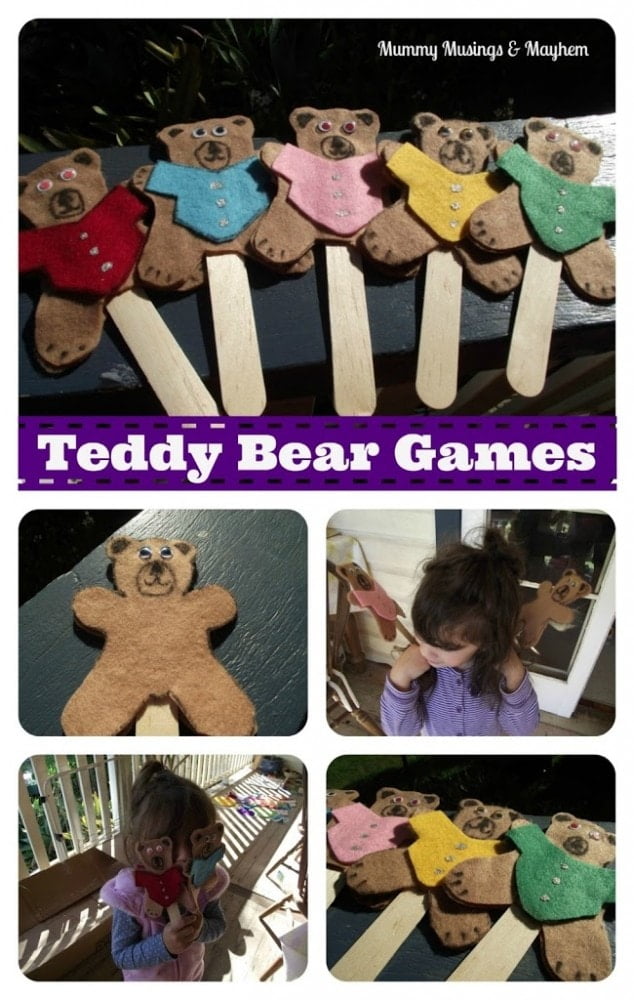 Toddler Felt Teddy Bear Games