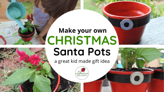 Easy Christmas Gift For Children To Paint Plant And Give