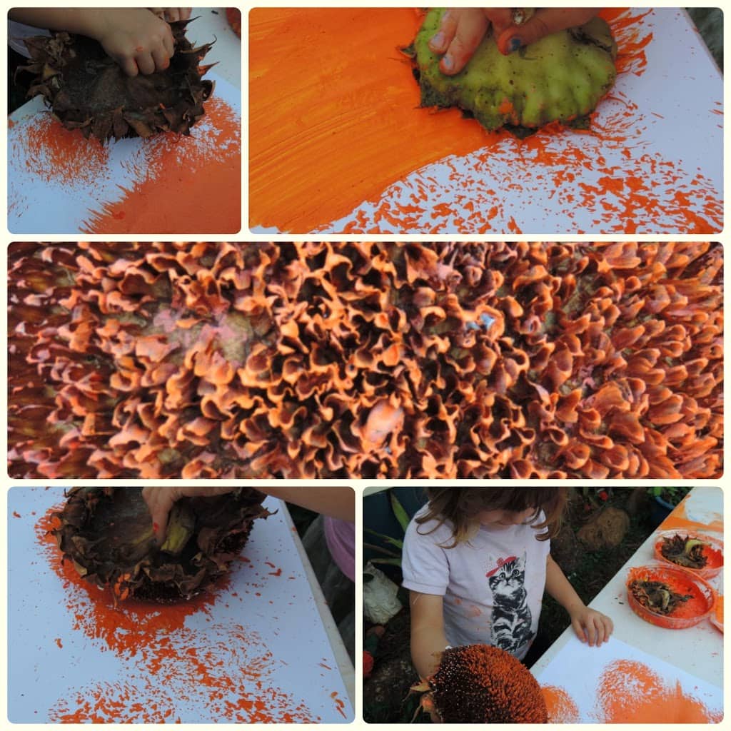 Activities with sunflowers for children- from growing to painting! See more at Mummy Musings and Mayhem