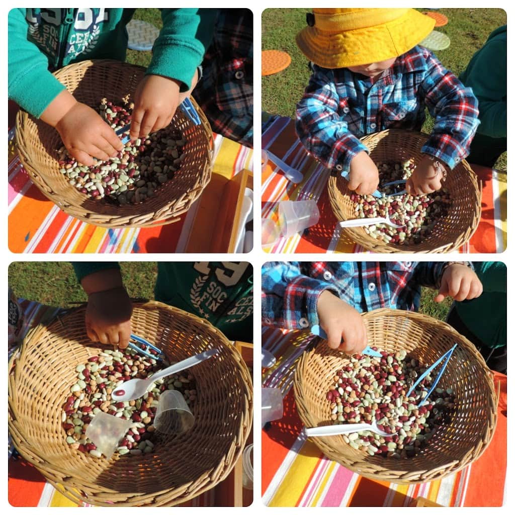 Toddler Fine motor fun making their own musical shakers using sustainable materials...read about what they are learning with this activity at Mummy Musings and Mayhem!