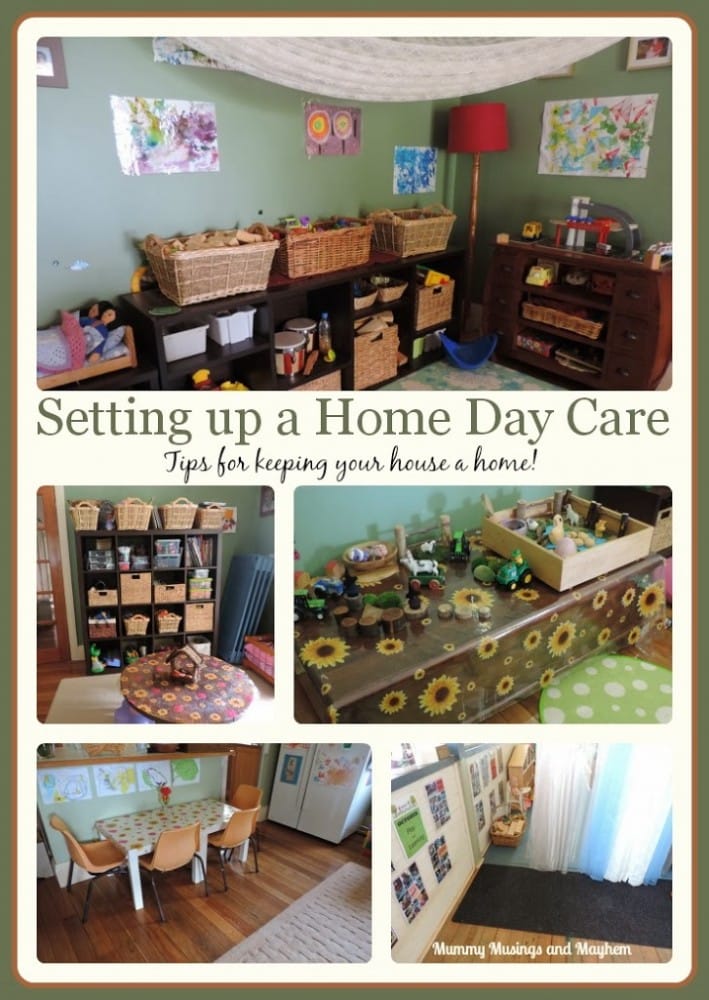 Setting up a day care service at home - strategies for keeping it your home too! Mummy Musings and Mayhem