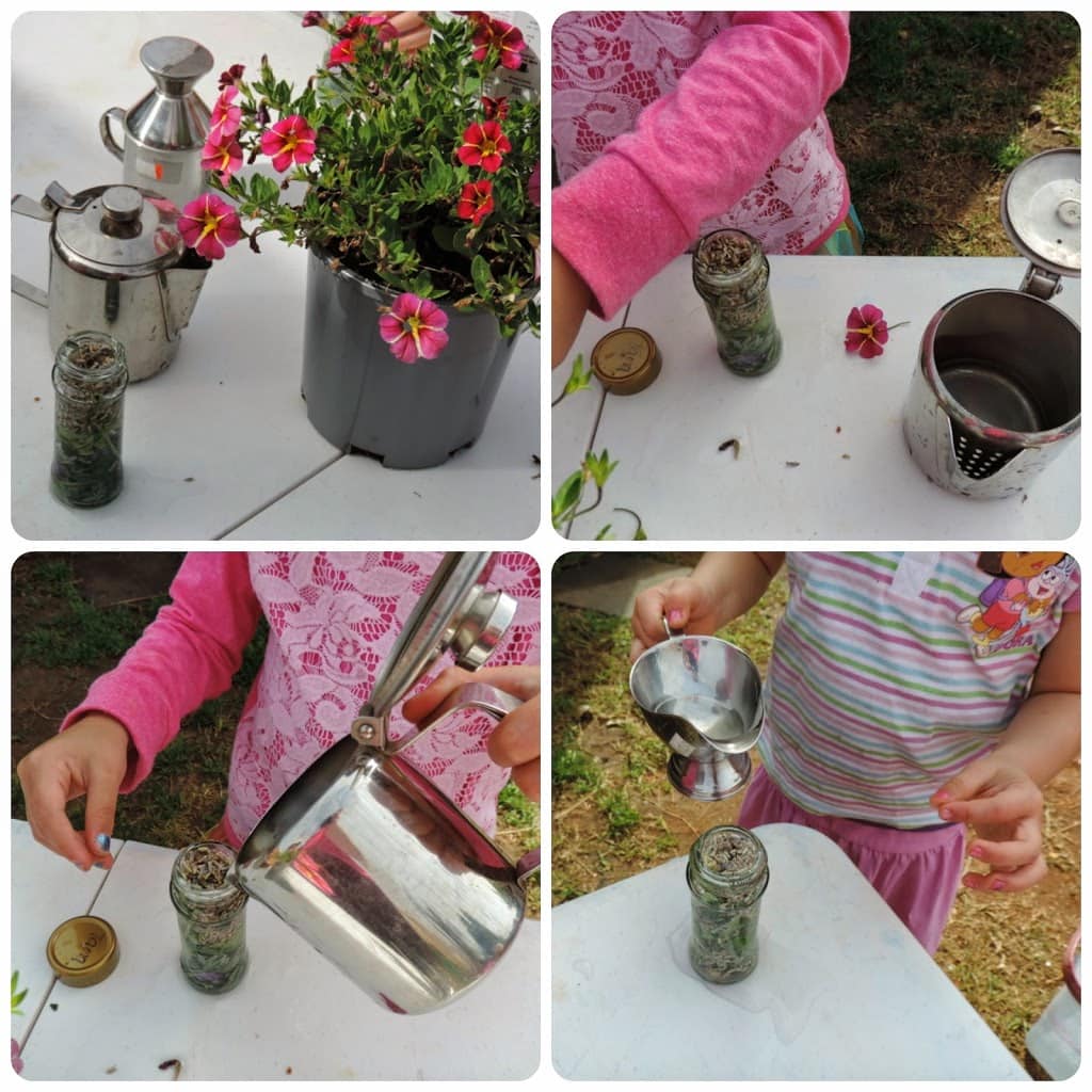 Sustainable sensory fun with kids - making lavender perfume. Find out how at mummy musings and mayhem