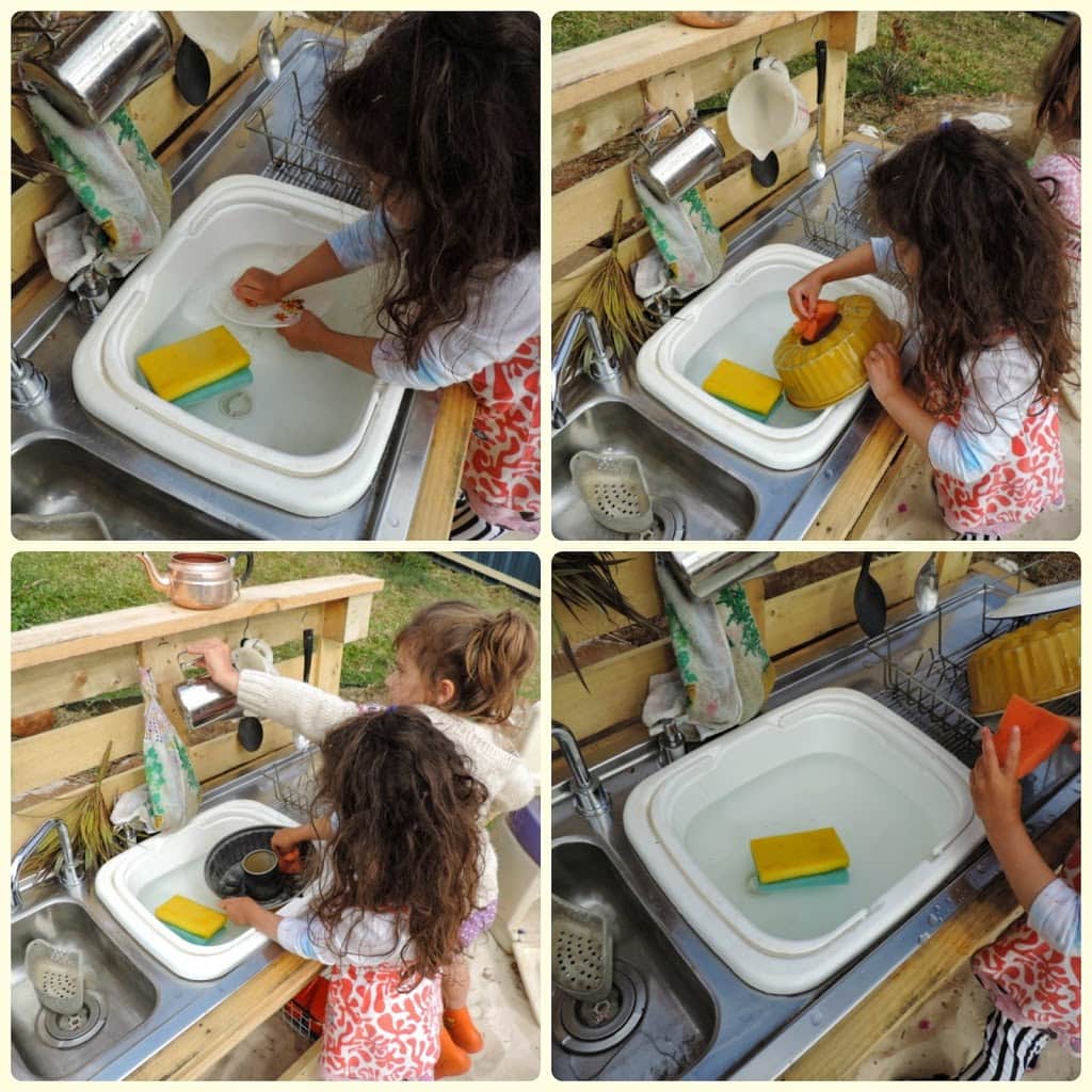 Building a pallet kitchen sink from recycled materials - Find out how at Mummy Musings and Mayhem