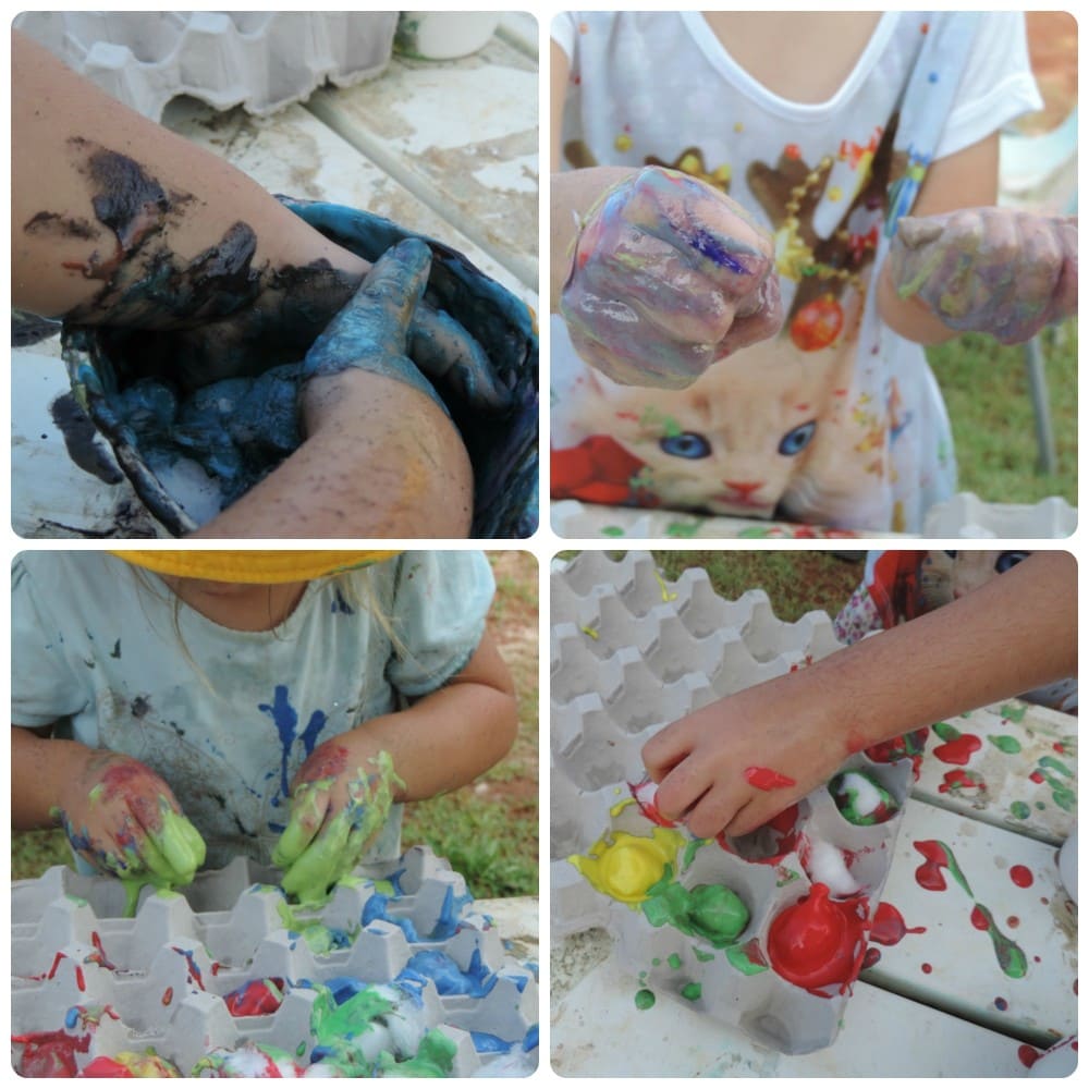 An easy recipe for making colourful baked cotton balls to use for play and learning. Find out how at mummy musings and mayhem.