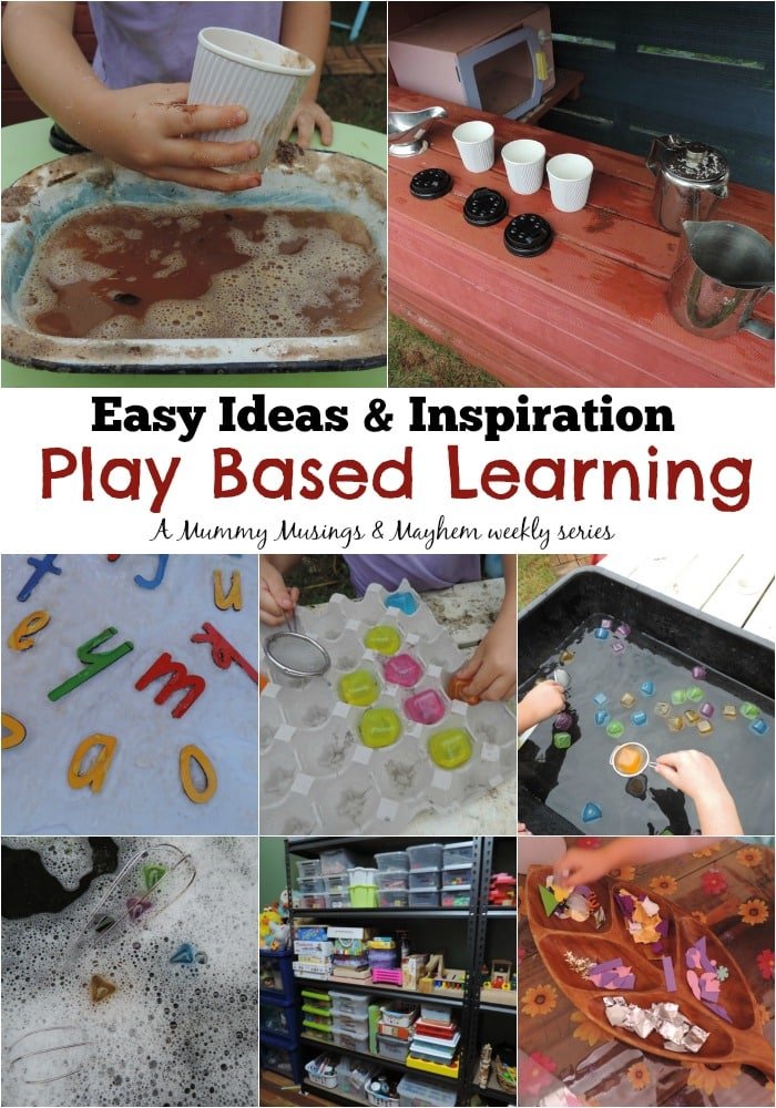 Easy play based learning ideas to try at home  - Follow a week in the life of a home based early childhood educator for inspiration. Mummy Musings and Mayhem