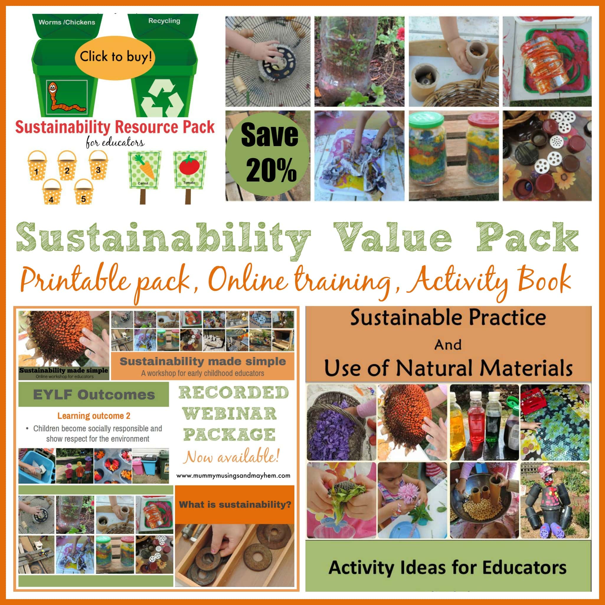 Sustainability value pack promo