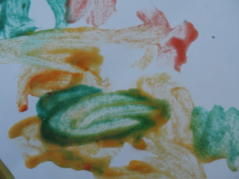 Sensory Salt Painting - exploring texture and touch through artwork and paint. Make your own salt paint by following these easy directions for play!