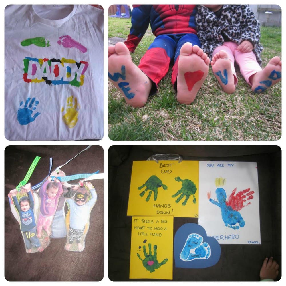 Children's Handmade Fathers Day gifts - easy ideas and inspiration to help children be creative and show their love for Dad! From Mummy Musings and Mayhem