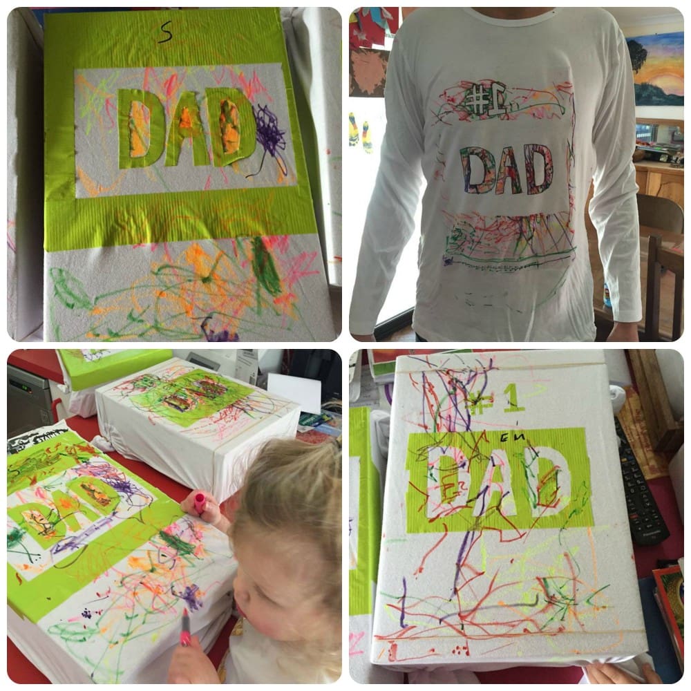 Children's Handmade Fathers Day gifts - easy ideas and inspiration to help children be creative and show their love for Dad! From Mummy Musings and Mayhem