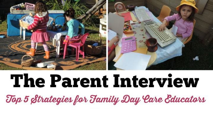 Strategies and tips to ensure your next family day care parent interview is successful! See them all at Mummy Musings and Mayhem