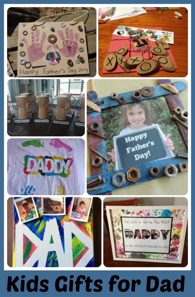 Children's Handmade Fathers Day gifts - easy ideas and inspiration to help children be creative and show their love for Dad! From Mummy Musings and Mayhem