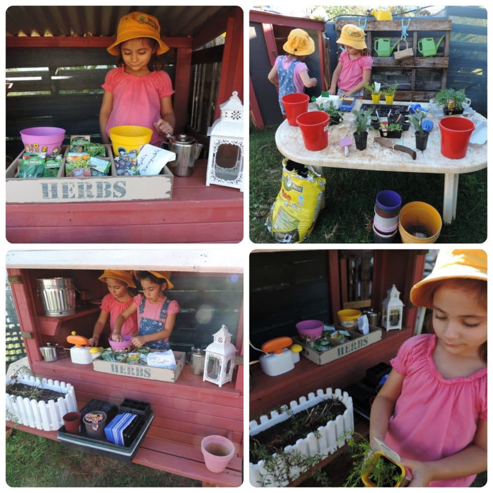 Set up this easy garden shop role play activity for children and watch them develop a love for gardening and outdoor play. Simple play based learning concepts for home educators, parents and early years teachers!