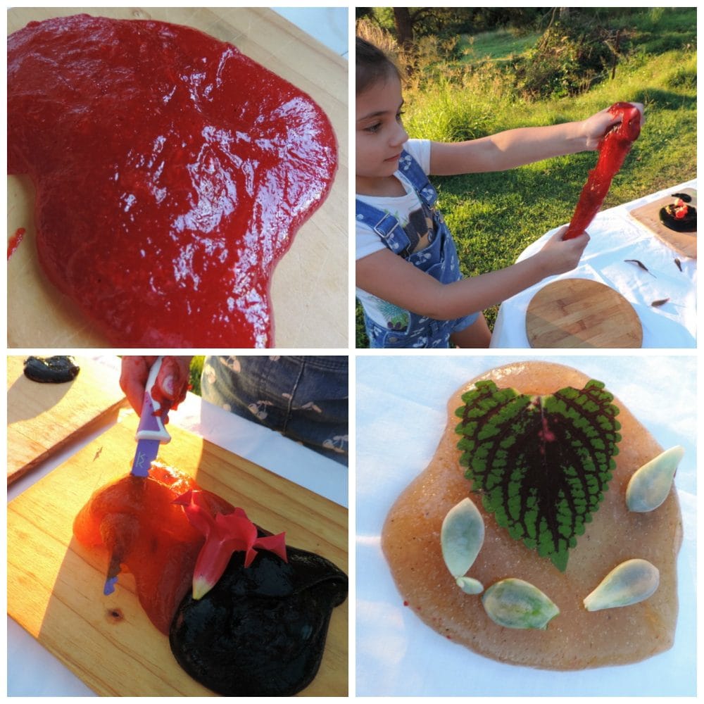 Make this easy flubber type sensory slime for children's play. Only 2 ingredients and safe for smaller children. A simple play resource for parents, carers and early childhood educators and teachers.