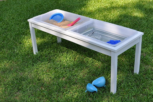 diy sand and water table