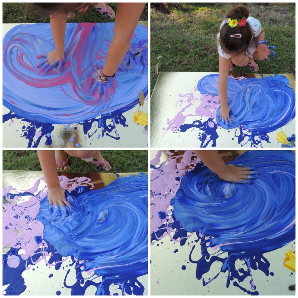 A simple, budget friendly sensory play activity that encourages toddlers and older children to get messy & paint using their whole body and the senses. Easy activity for home, early years teachers, homeschool, early childhood educators, family daycare and childcare centres!