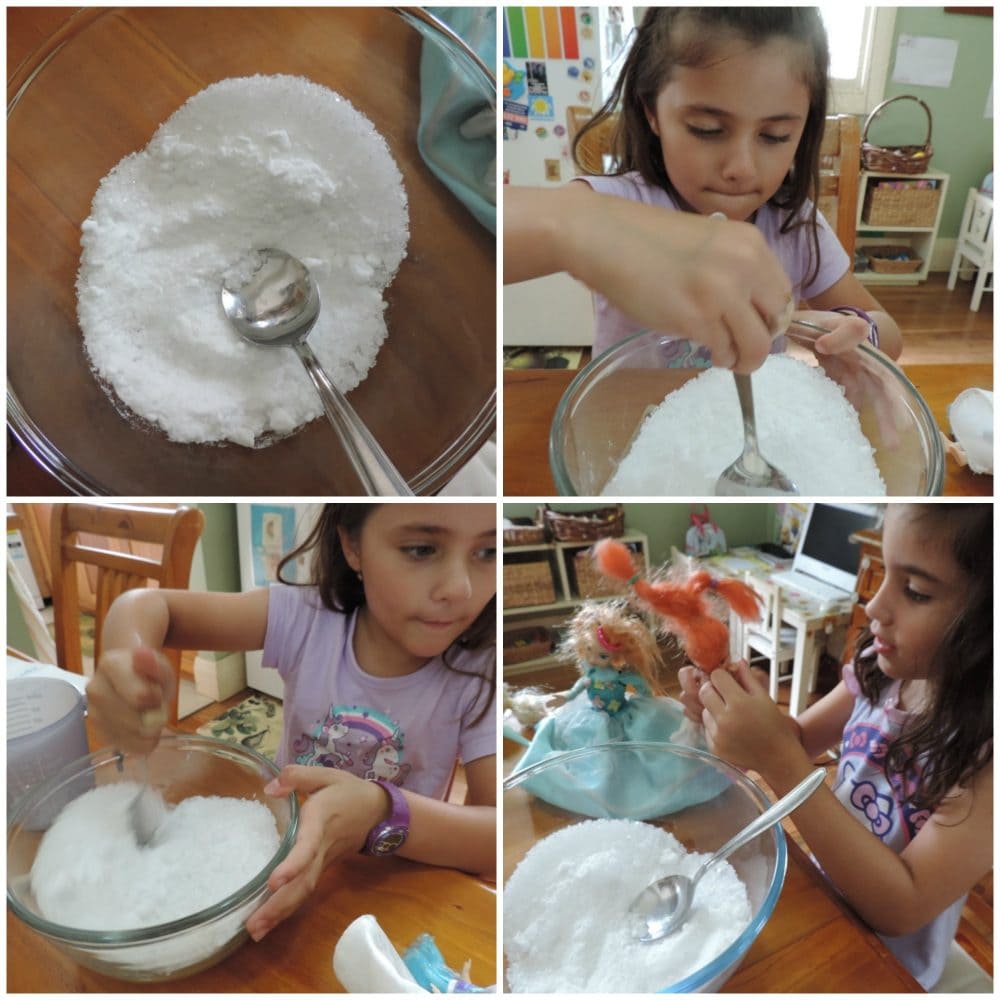 Children will love creating their own fragrant bath salts to give as gifts. A fun sensory activity for homeschool, early childhood educators and teachers that is perfect for Mother's Day! Use this easy recipe..