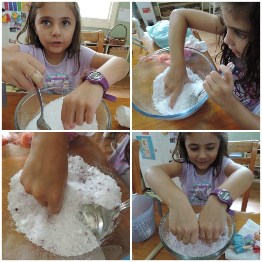 Children will love creating their own fragrant bath salts to give as gifts. A fun sensory activity for homeschool, early childhood educators and teachers that is perfect for Mother's Day! Use this easy recipe..
