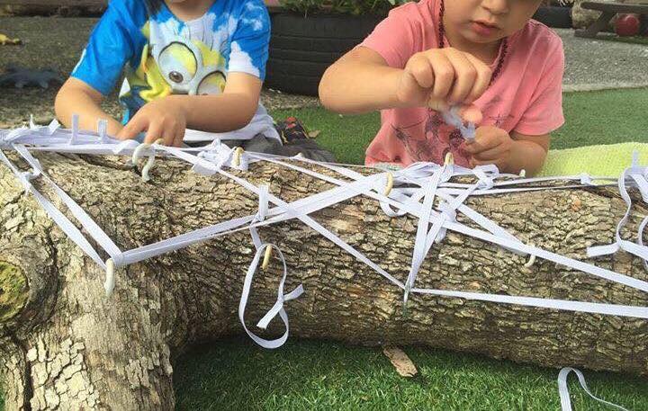 A huge collection of ideas for creative outdoor play areas shared by early years educators. Try them in the backyard or daycare spaces!