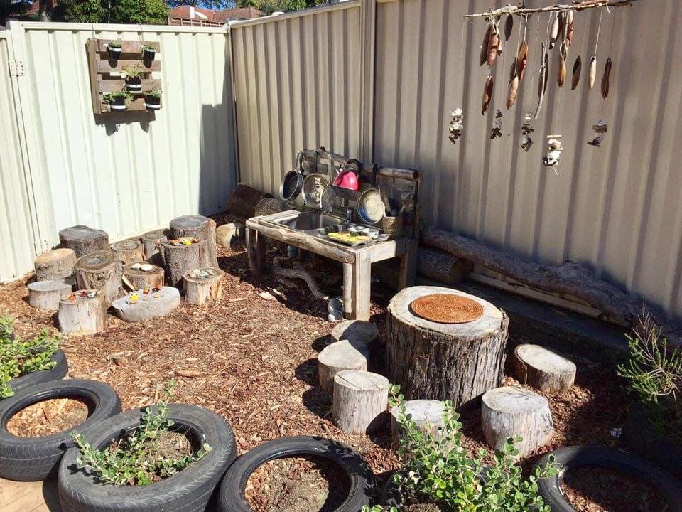 A huge collection of ideas for creative outdoor play areas shared by early years educators. Try them in the backyard or daycare spaces!