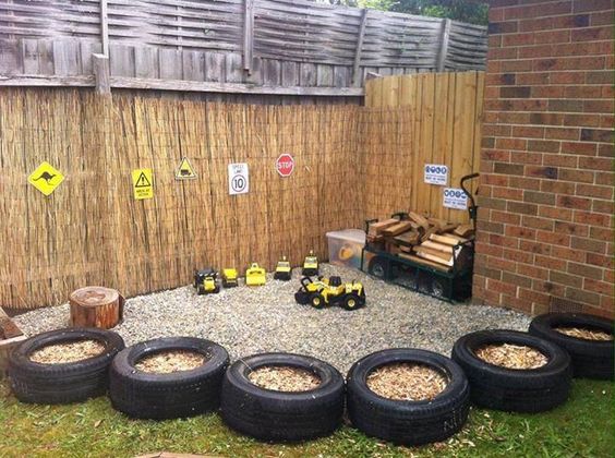 A huge collection of ideas and inspiration for reusing tyres in outdoor play creatively & safely. Save money on outdoor play equipment by upcycling! Project & safety tips included for early childhood educators and teachers.