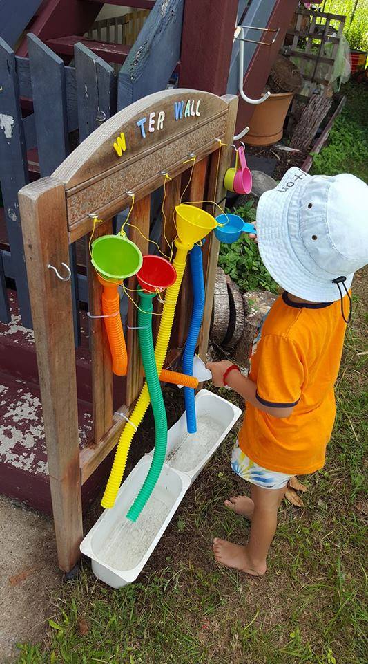 A huge collection of ideas for creative outdoor play areas shared by early years educators. Try them in the backyard or daycare spaces!