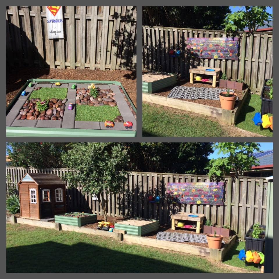 A huge collection of ideas for creative outdoor play areas shared by early years educators. Try them in the backyard or daycare spaces!