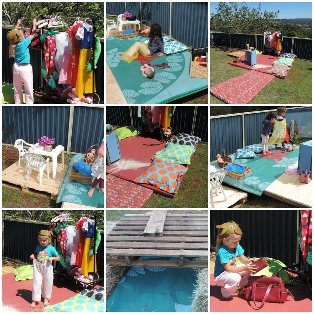 How to create opportunities for dramatic play outside