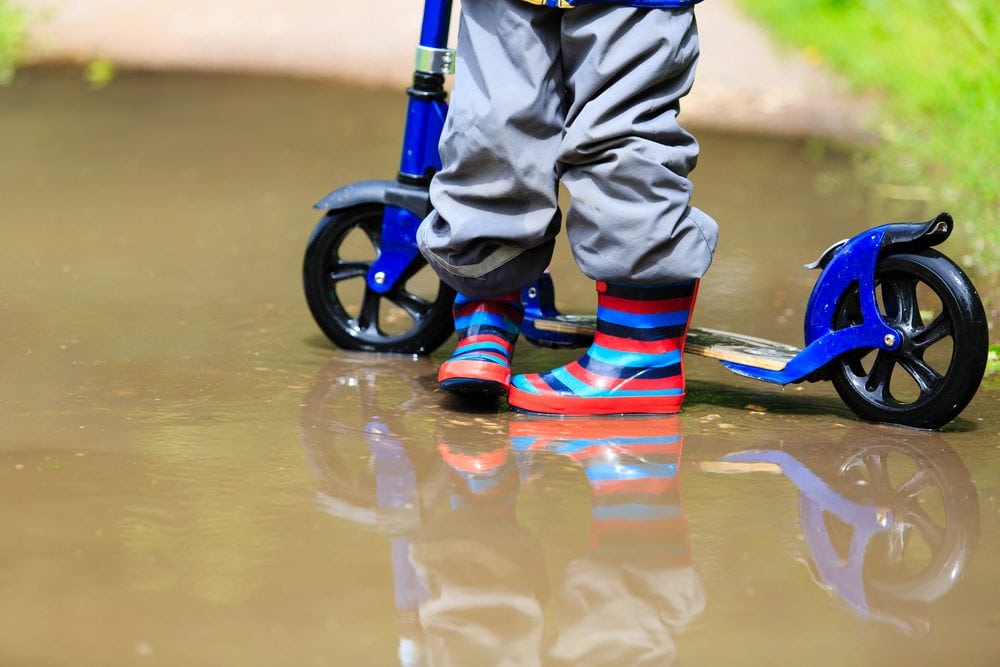 Don't let wet weather keep you cooped up indoors with the kids - try these 20 easy ideas for outdoor rainy day play instead! Free e-guide and A4 poster suitable for both parents and early childhood educators.