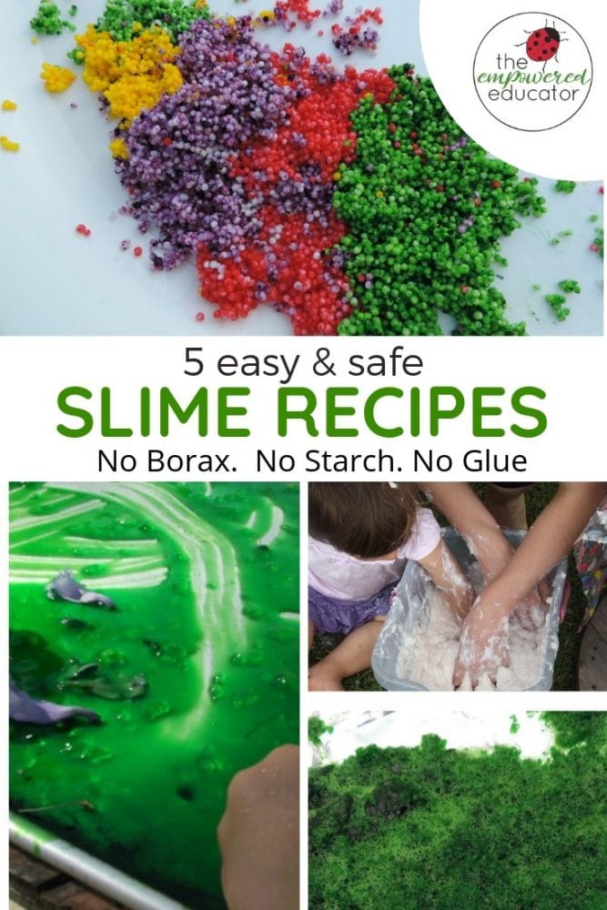 5 Easy Slime Recipes Non Toxic For Babies And Toddlers