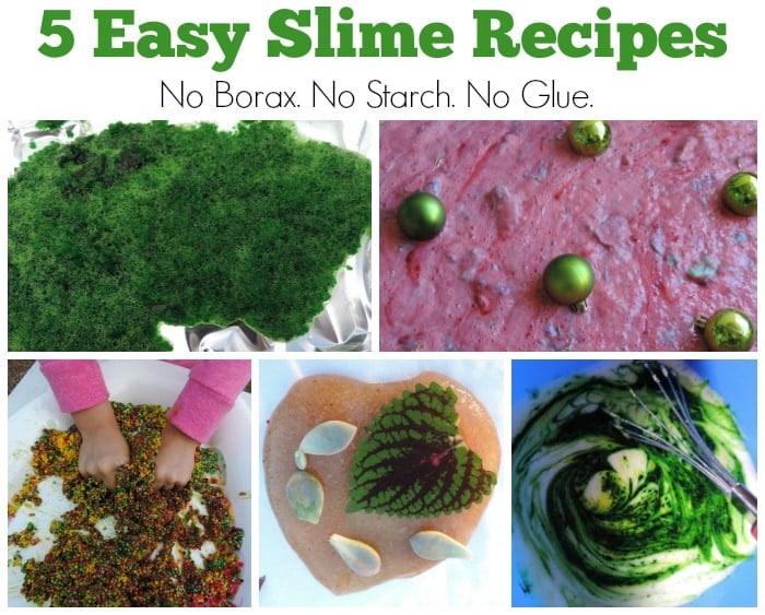 Mess Free Glitter Slime Recipe that's Safe for Kids