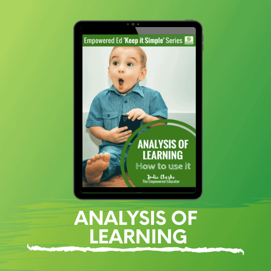 How to Use Analysis of Learning