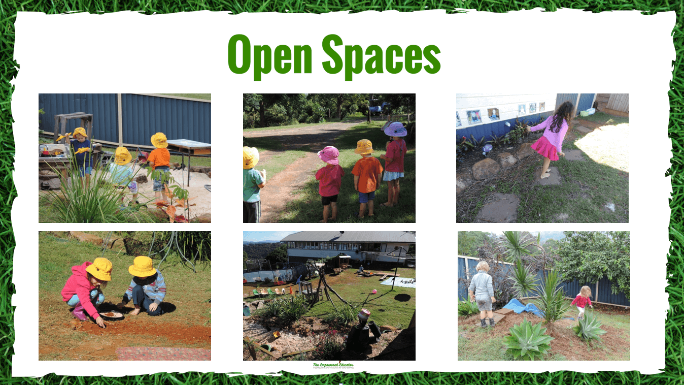 If you need to revamp tired outdoor play areas or are ready to start designing a more natural outdoor space, Part 2 of this series will help you with simple,budget friendly ideas, action steps and photo inspiration. Simple tips and projects for home daycare, early childhood educators, teachers, homeschool and the family backyard!