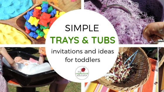How To Create Simple Play Tray Activities For Toddler