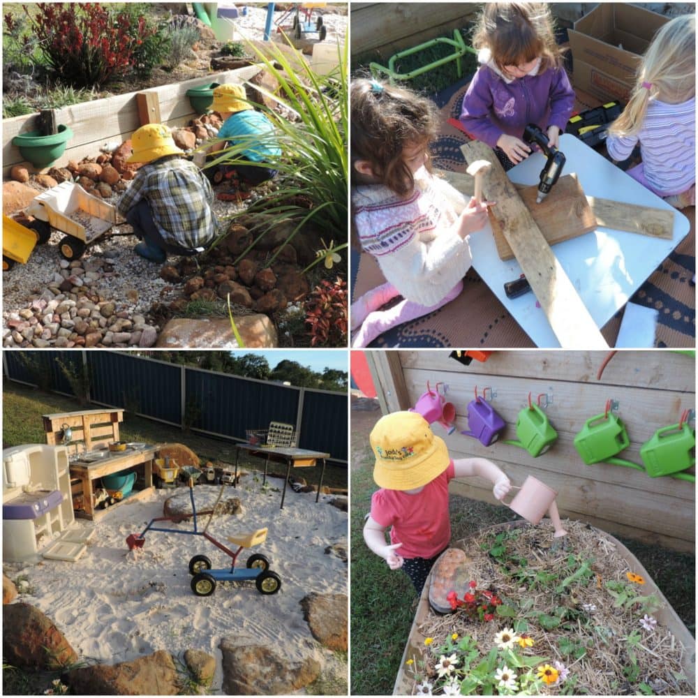 Whether you are just modifying or designing outdoor play spaces from scratch you are going to encounter challenges - the simple solutions in this post to will help you jump over the problems and create your ideal outdoor learning environment! Click to see the whole collection of easy ideas and real examples to try.