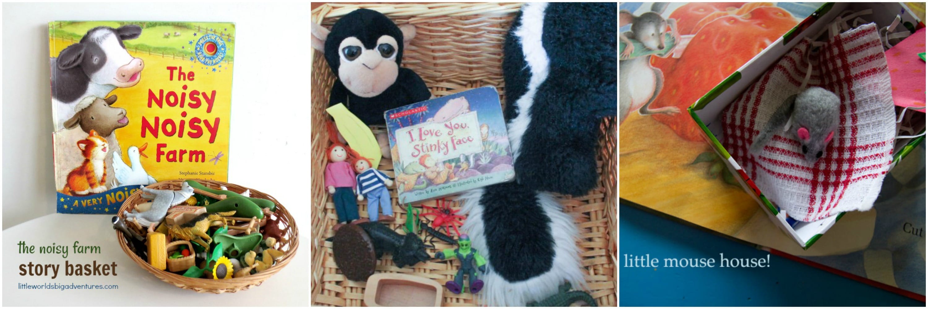 Find out how to make storytelling a more playful and interactive experience for children by setting up and using a story bag, basket or prop box . Lots of ideas for EYLF, early childhood educators, teachers and homeschool here!!