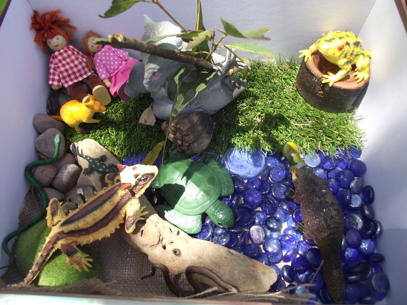 If you want to add more opportunities for nature play to your early learning environments, start with these simple ideas from educators!Parents, early childhood educators and teachers can browse through this huge collection of photo inspiration to encourage playful learning in early childhood environments. #teacherresources #natureplayideas #natureplayactivities #natureplayindoors #preschool #natureplaybackyard #natureplaytoddlers