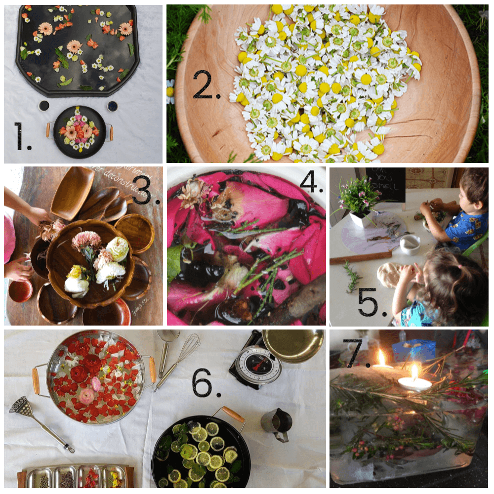 If you want to add more opportunities for nature play to your early learning environments, start with these simple ideas from educators!Parents, early childhood educators and teachers can browse through this huge collection of photo inspiration to encourage playful learning in early childhood environments. #teacherresources #natureplayideas #natureplayactivities #natureplayindoors #preschool #natureplaybackyard #natureplaytoddlers
