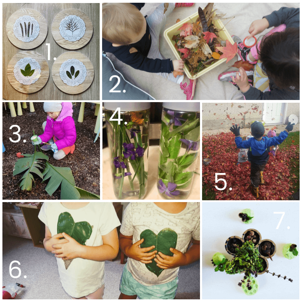 If you want to add more opportunities for nature play to your early learning environments, start with these simple ideas from educators!Parents, early childhood educators and teachers can browse through this huge collection of photo inspiration to encourage playful learning in early childhood environments. #teacherresources #natureplayideas #natureplayactivities #natureplayindoors #preschool #natureplaybackyard #natureplaytoddlers