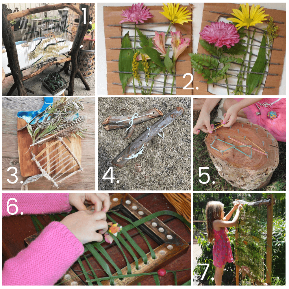 If you want to add more opportunities for nature play to your early learning environments, start with these simple ideas from educators!Parents, early childhood educators and teachers can browse through this huge collection of photo inspiration to encourage playful learning in early childhood environments. #teacherresources #natureplayideas #natureplayactivities #natureplayindoors #preschool #natureplaybackyard #natureplaytoddlers
