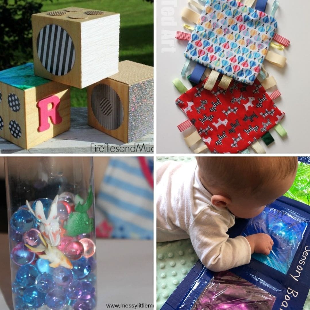 Provide playful sensory play experiences for younger children using this collection of easy DIY, budget friendly ideas from early childhood educators and parents around the world! Make your own sensory paths, walls and toys!