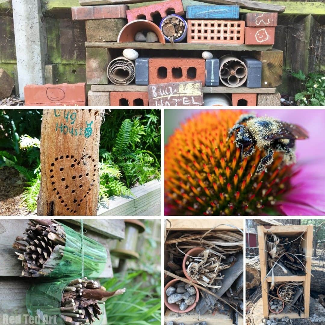 Bug-hotels-1 Encourage outdoor learning with living things using these simple project and play ideas for educators, teachers and parents!