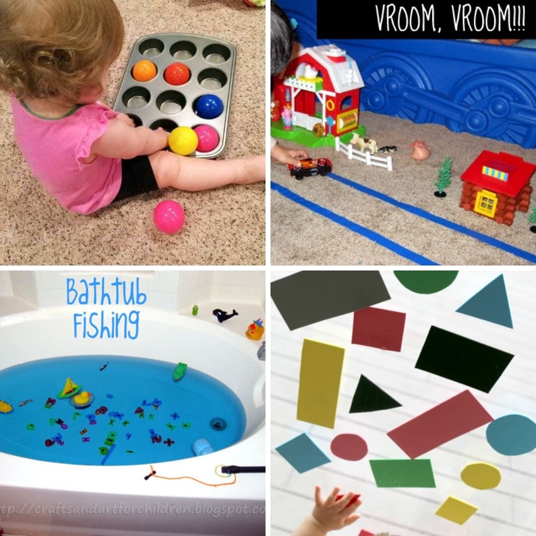 Setup up these simple activity ideas for toddlers and help them learn through play - no hours of prep or expensive materials required! Ideas for early childhood educators, teachers, nursery and homeschool families!